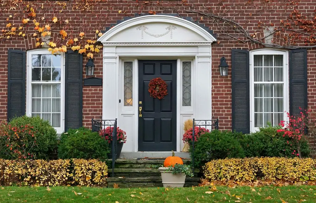 13 Best Color For Front Door On Red Brick House 12 best color to paint front door with red brick