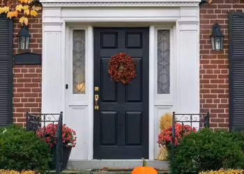 door colors for red brick house
