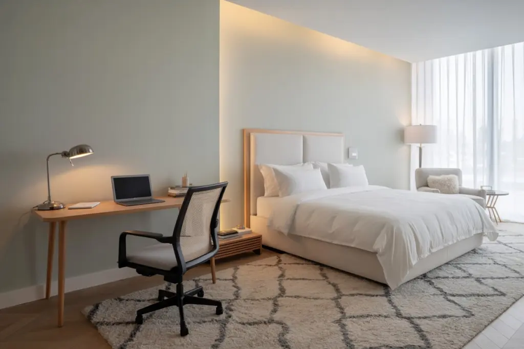 Master Bedroom + Office