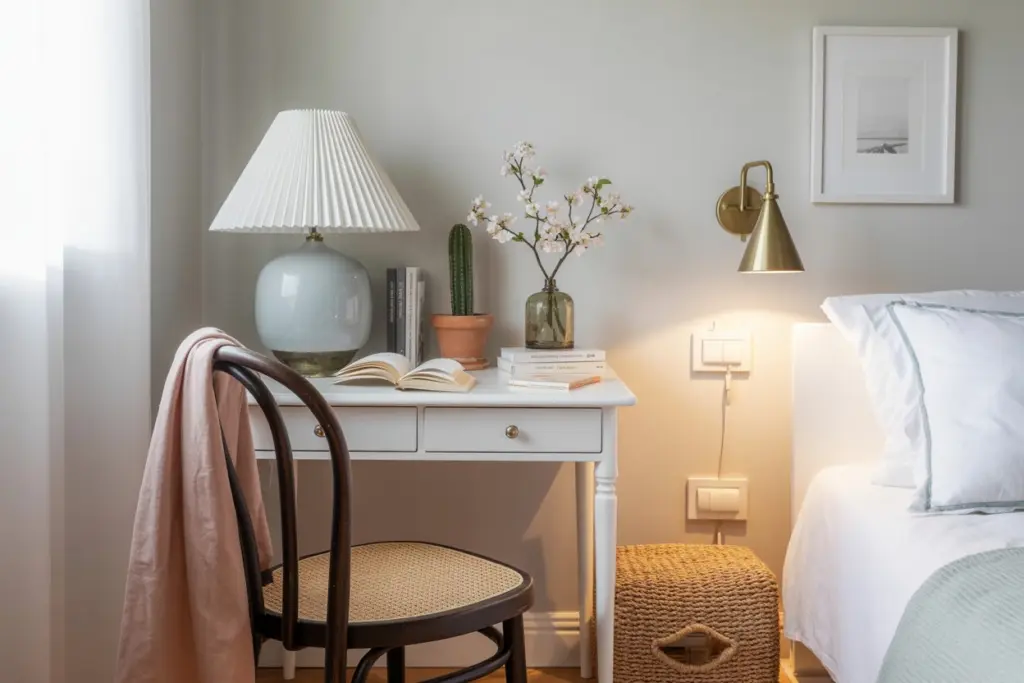 Bedside Table in Bedroom