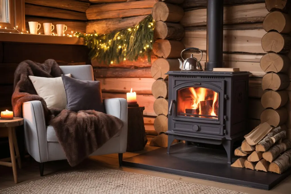 arched cabin interior