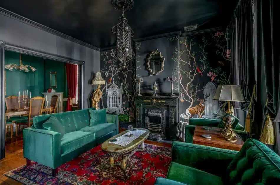goth house interior
