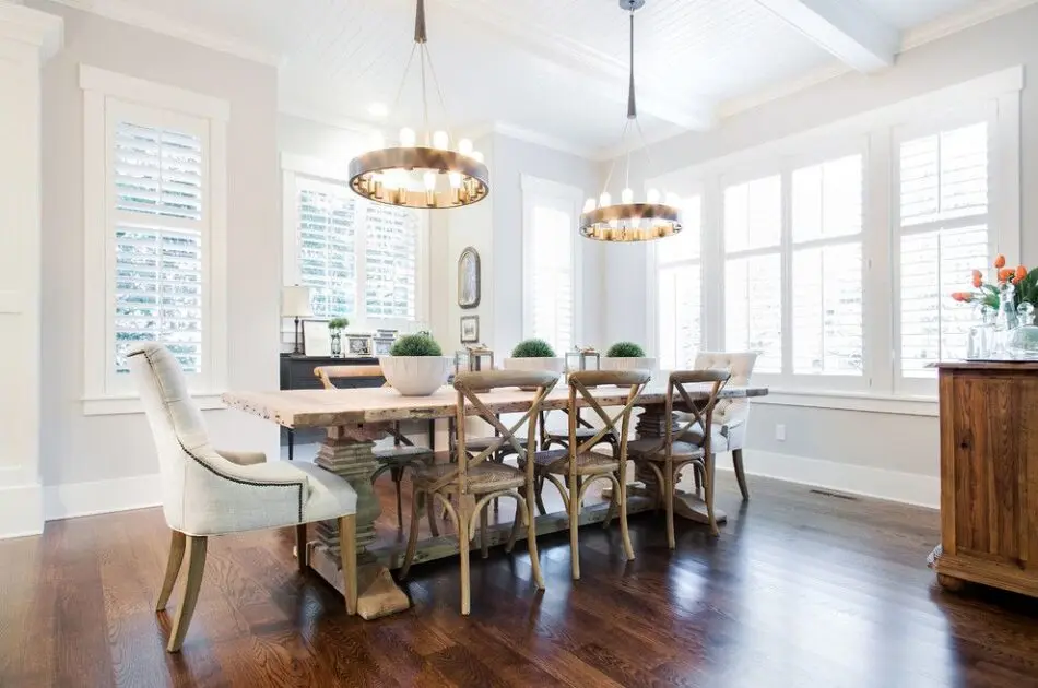 What Is The Perfect Space Required Around Dining Table ? 6 dining room size for 8