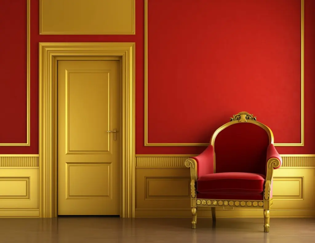 What Colors Go With Gold : 15 Combinations You’ll Love 13 Red and Gold Color Room| what color goes best with golden yellow