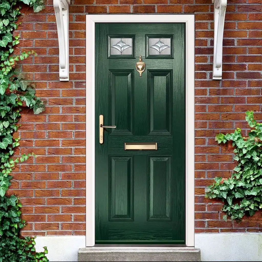 13 Best Color For Front Door On Red Brick House 4 Green painted Front Door