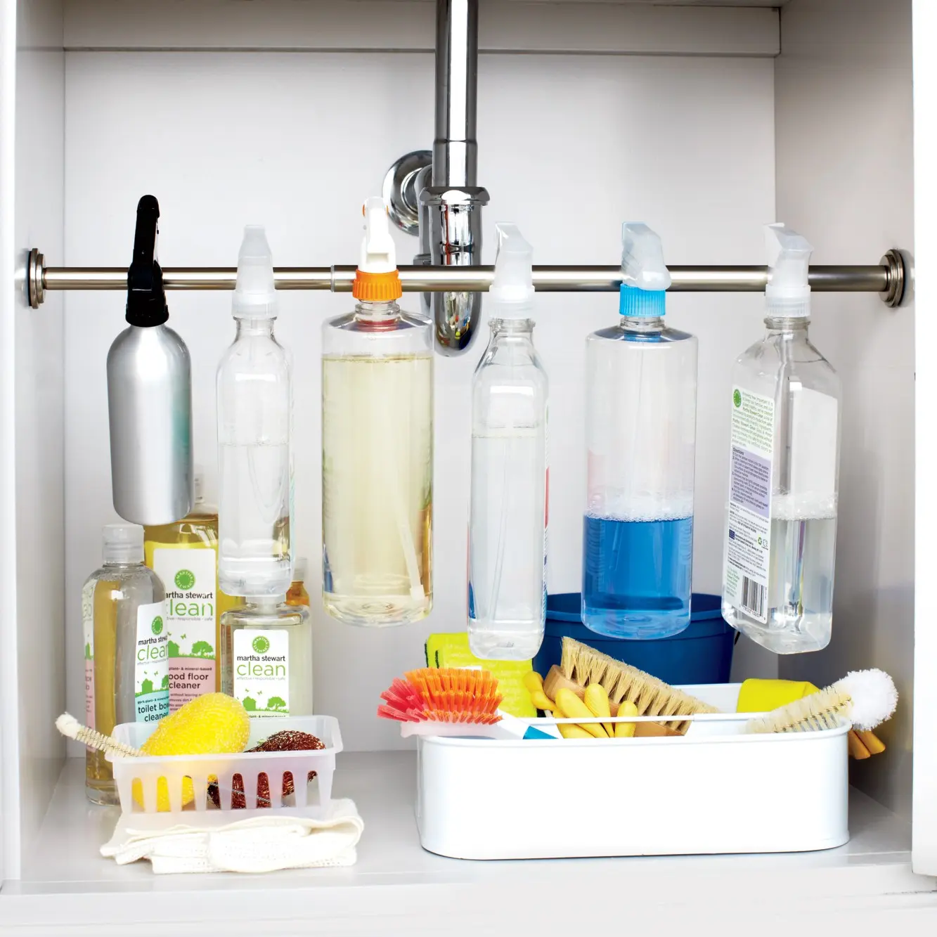 17 Under Sink Storage Ideas That will Keep Your Space Tidy 3 Under Kitchen Sink