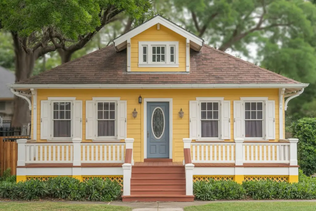 front door color for yellow house