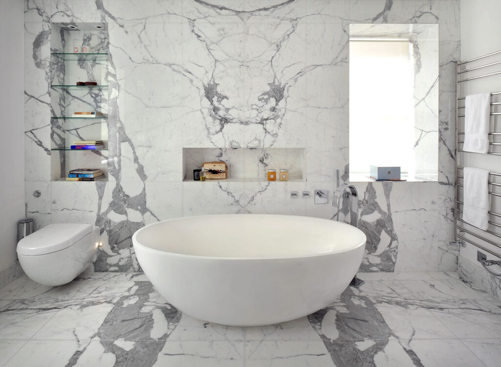 Marble Tile Bathroom

