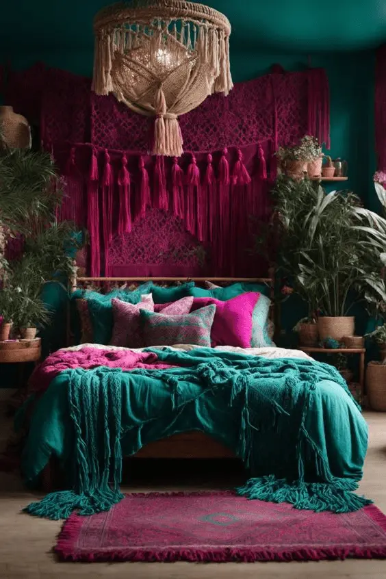 What Colors Go With Burgundy: 10+ Combinations You'll Love 9 Bohemian eclectic Elegance
