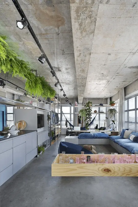 interior brutalism

