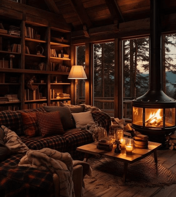 a frame cabin interior ideas
