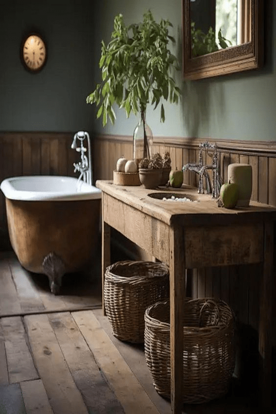hunting cabin interior
