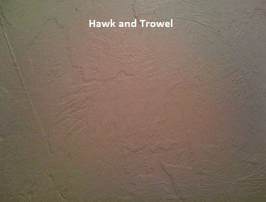 Hawk and Trowel Drywall Texture