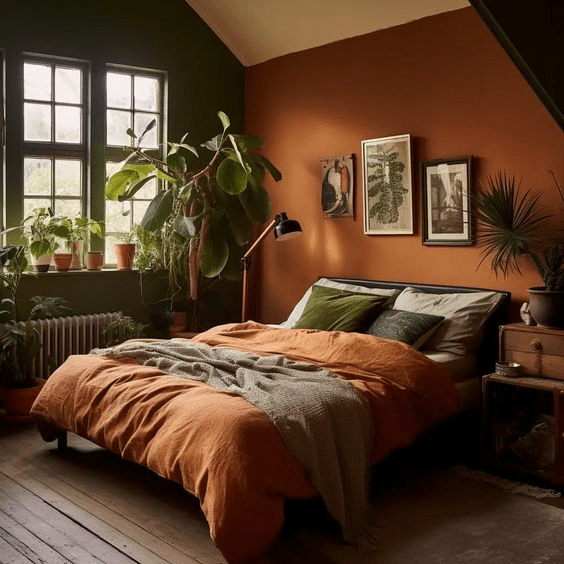  Black And Rust Bedroom Ideas