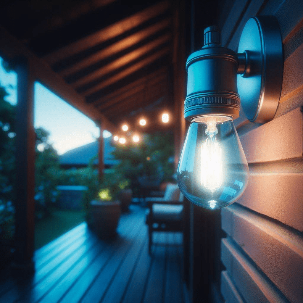blue porch light meaning
