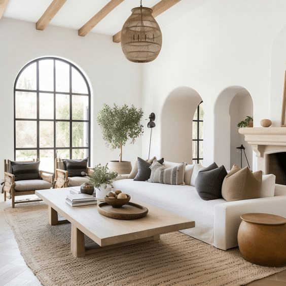 organic contemporary interior design
