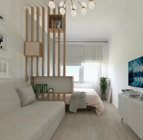long narrow bedroom design
