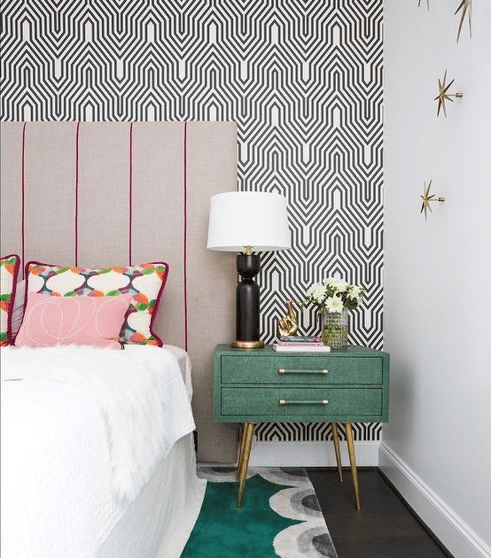 Quirky contemporary bedroom