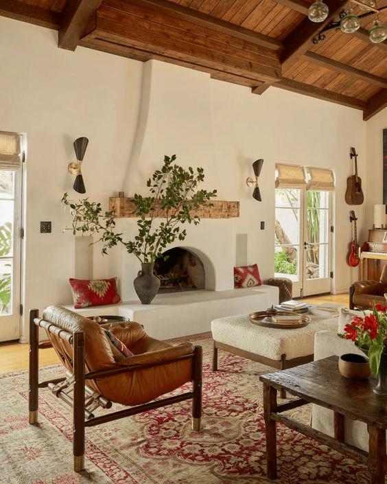 Eclectic Spanish Colonial Revival Home