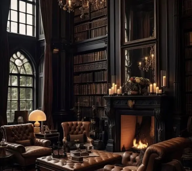 gothic revival house interior
