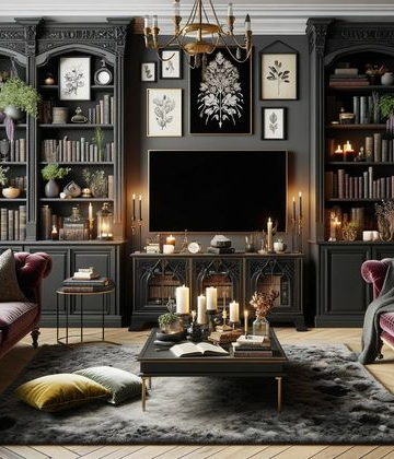 gothic house interior design
