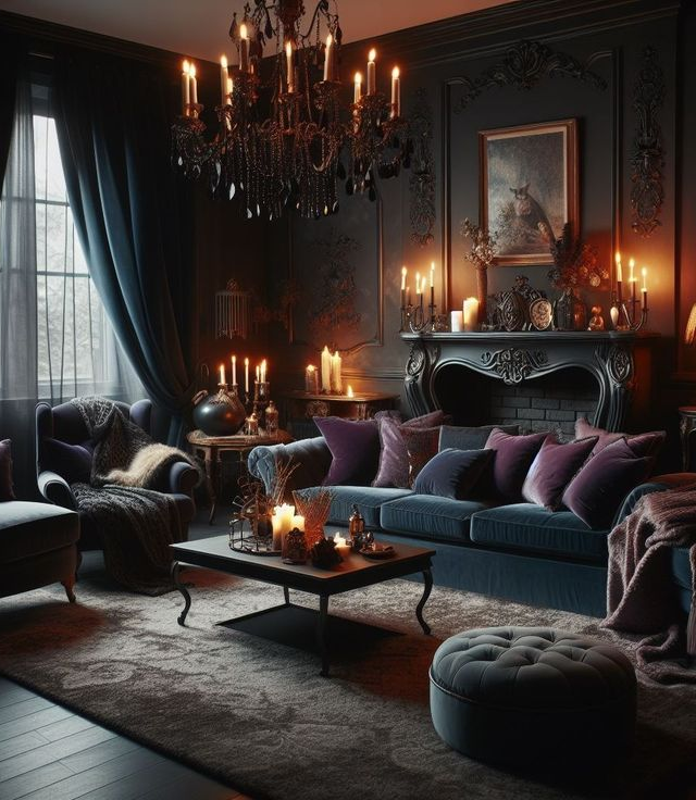 goth house interior
