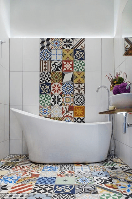 bathroom floor| shower floor tile

