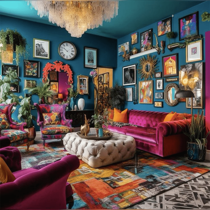 Maximalist Living Room