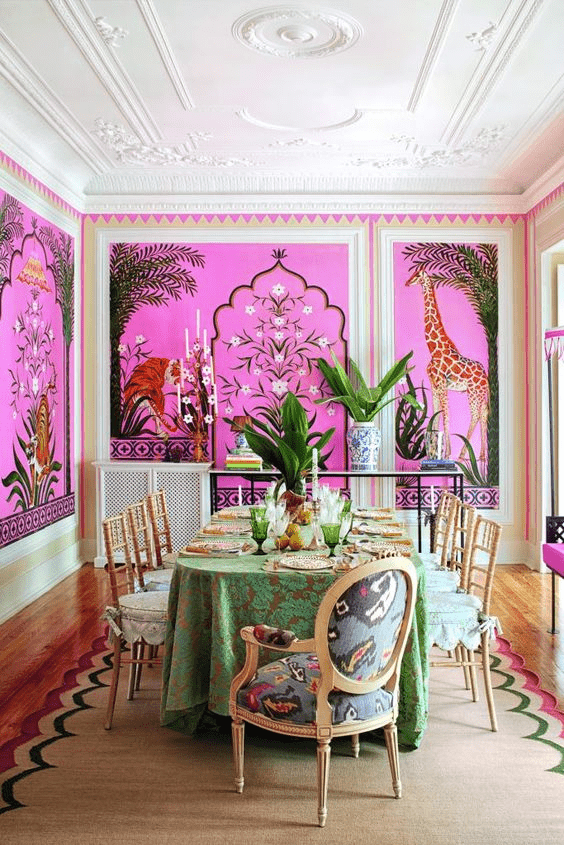 Maximalist Dining Room Decor