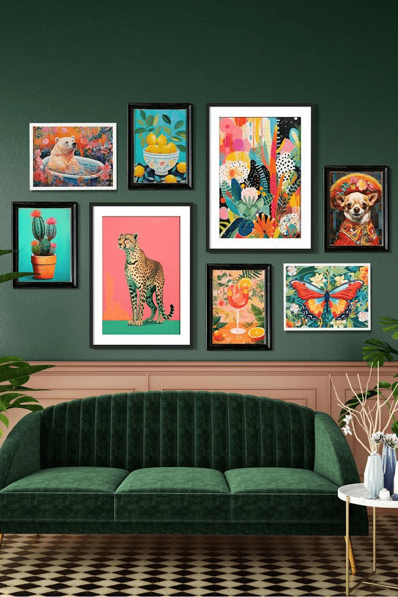 How To Lay Out A Gallery Wall| Maximalist Decor