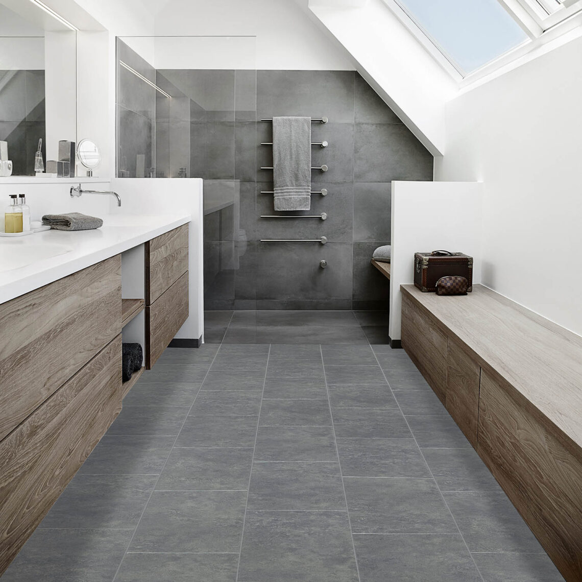  taupe Bathroom floor