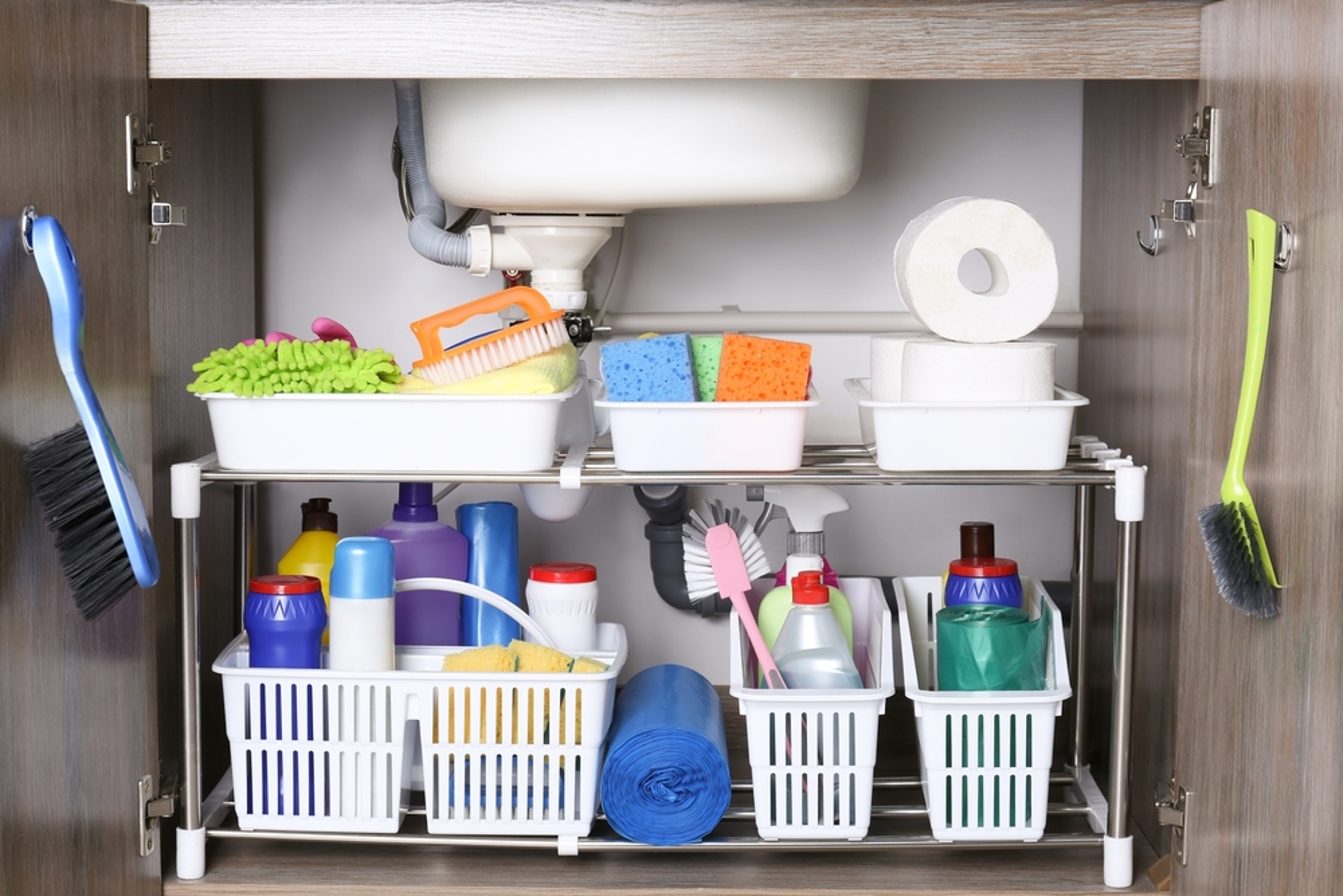 
under sink draw