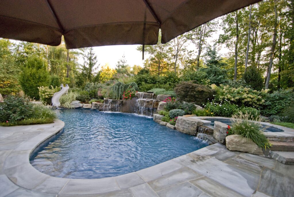 backyard makeover with pool
