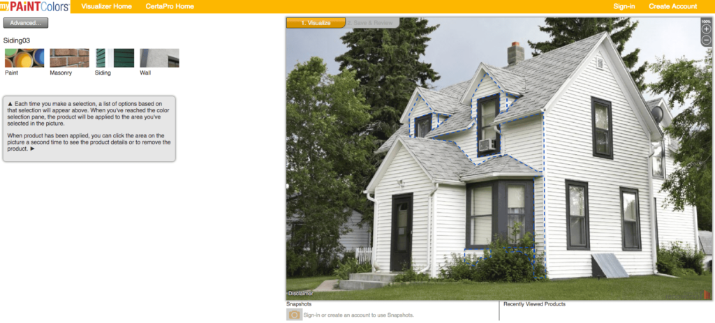 Paint Color Visualizer