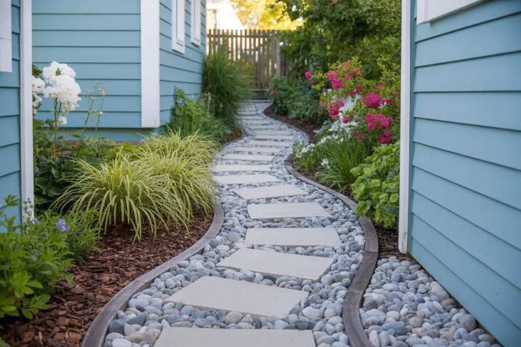 landscape ideas for sloped side yard
