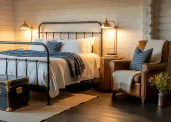 21+ Rustic Bedroom Ideas for a Beautiful Cozy Country Oasis 18 21+ Rustic Bedroom Ideas for a Beautiful Cozy Country Oasis