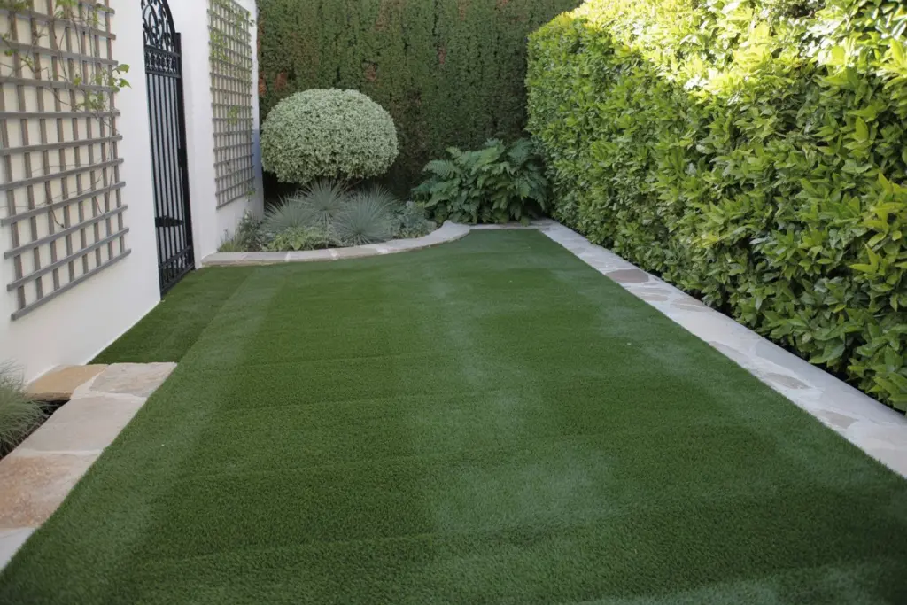 Artificial Grass Side Yard