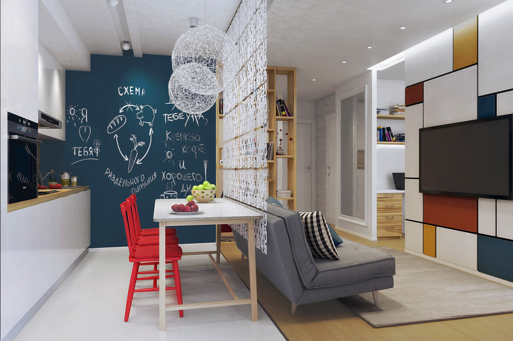 Studio Interior|
Studio Apartment Interior