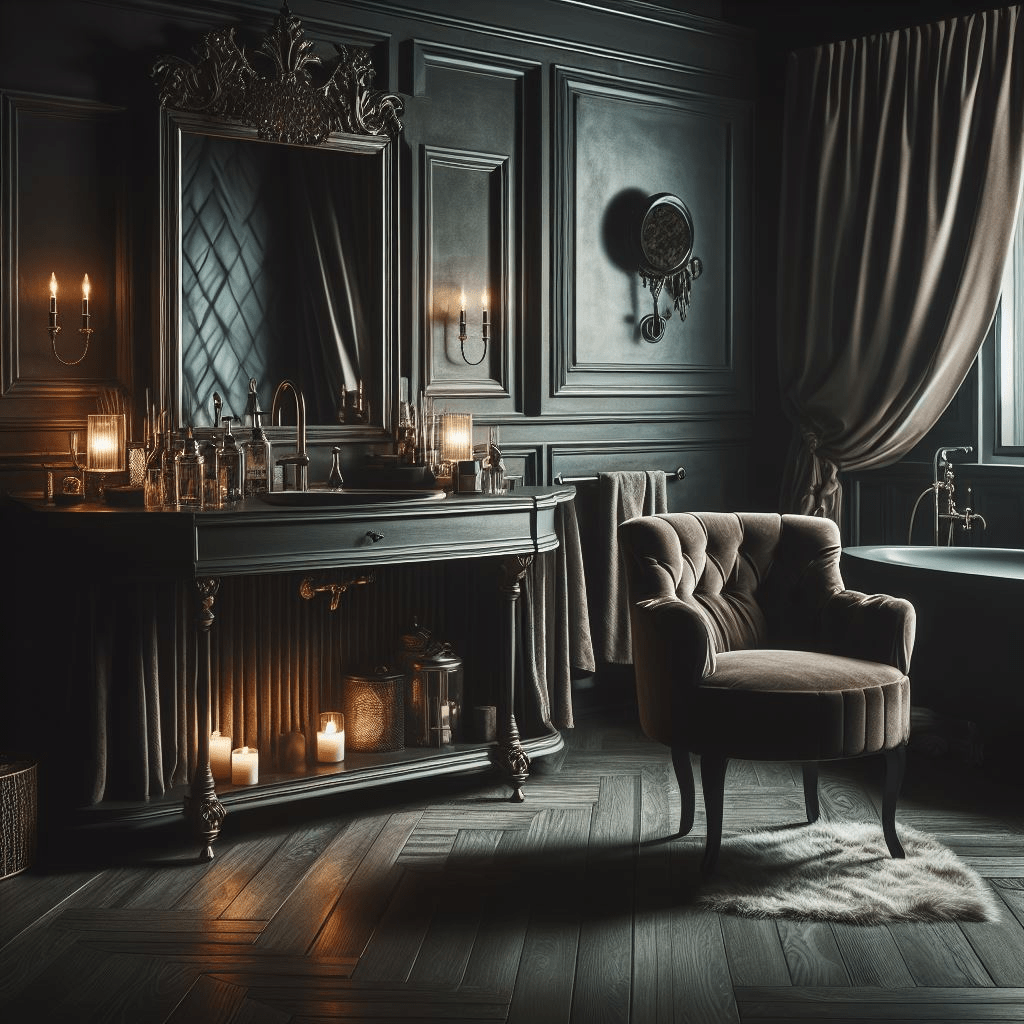 dark moody bathroom ideas
