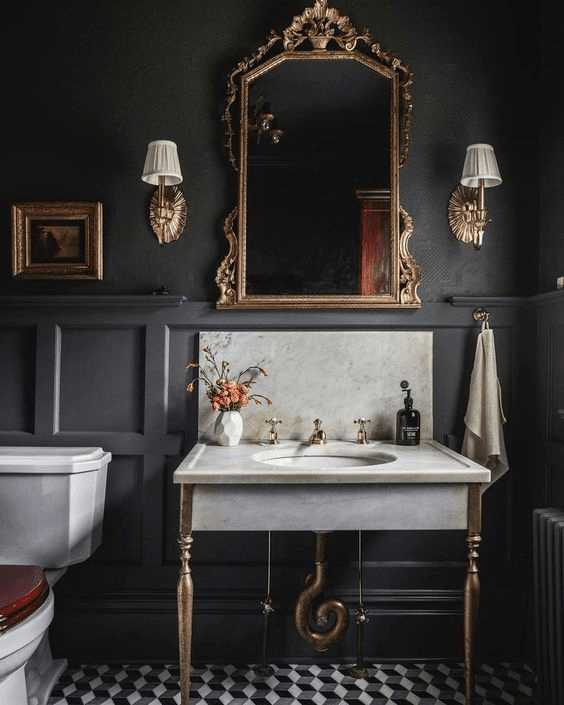 moody bathroom ideas