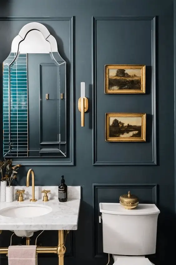 Dark Bathroom Color Ideas