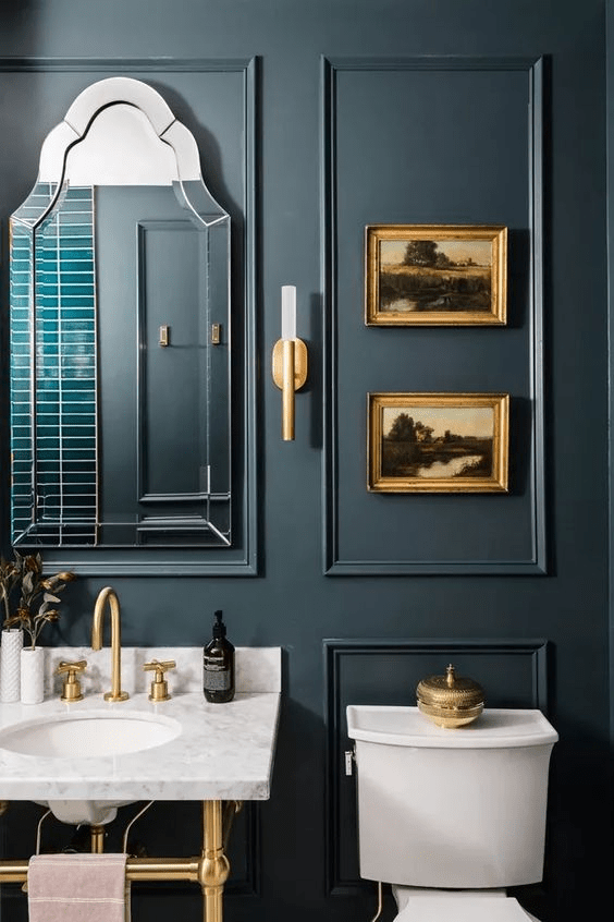 Dark Bathroom Color Ideas