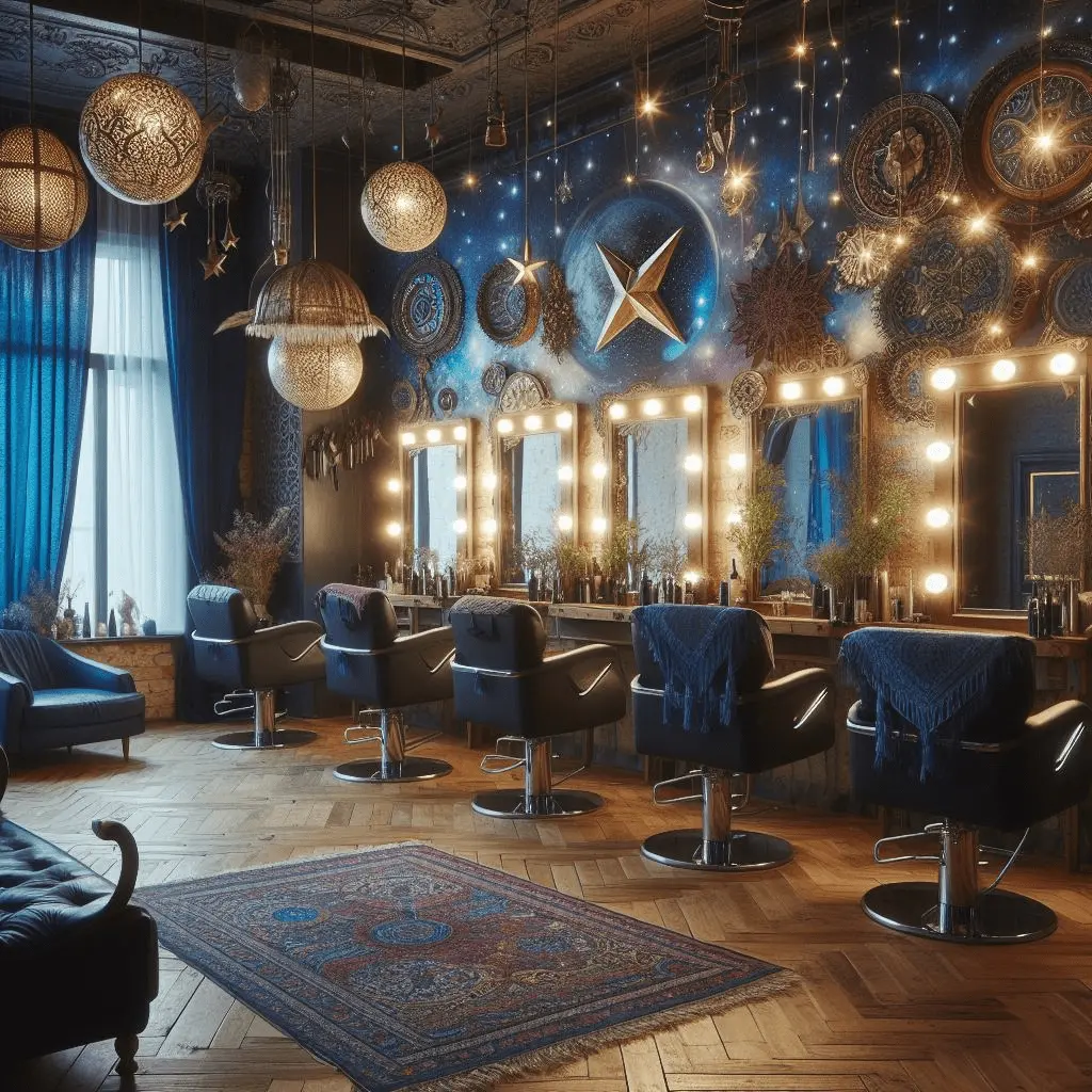 salon interior wall design

