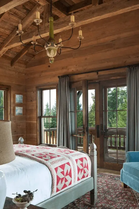 21+ Rustic Bedroom Ideas for a Beautiful Cozy Country Oasis 9 farmhouse rustic headboard