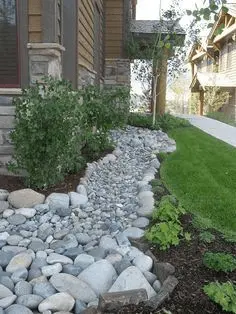15 Front Yard Dry Creek Bed Landscaping - Photos & Ideas 4 dry creek bed landscaping