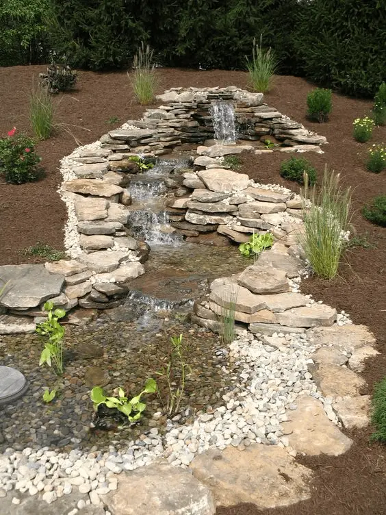 15 Front Yard Dry Creek Bed Landscaping - Photos & Ideas 6 front garden on a slope ideas