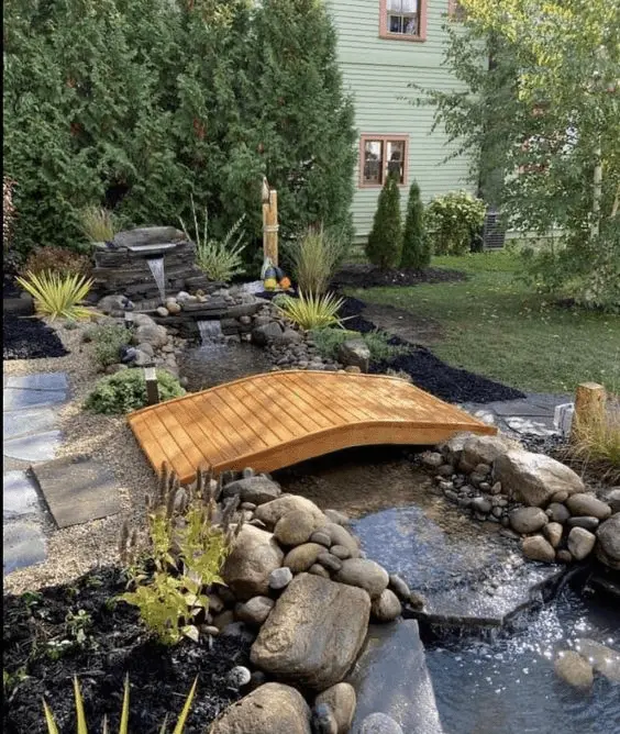 15 Front Yard Dry Creek Bed Landscaping - Photos & Ideas 7 dry river bed landscaping