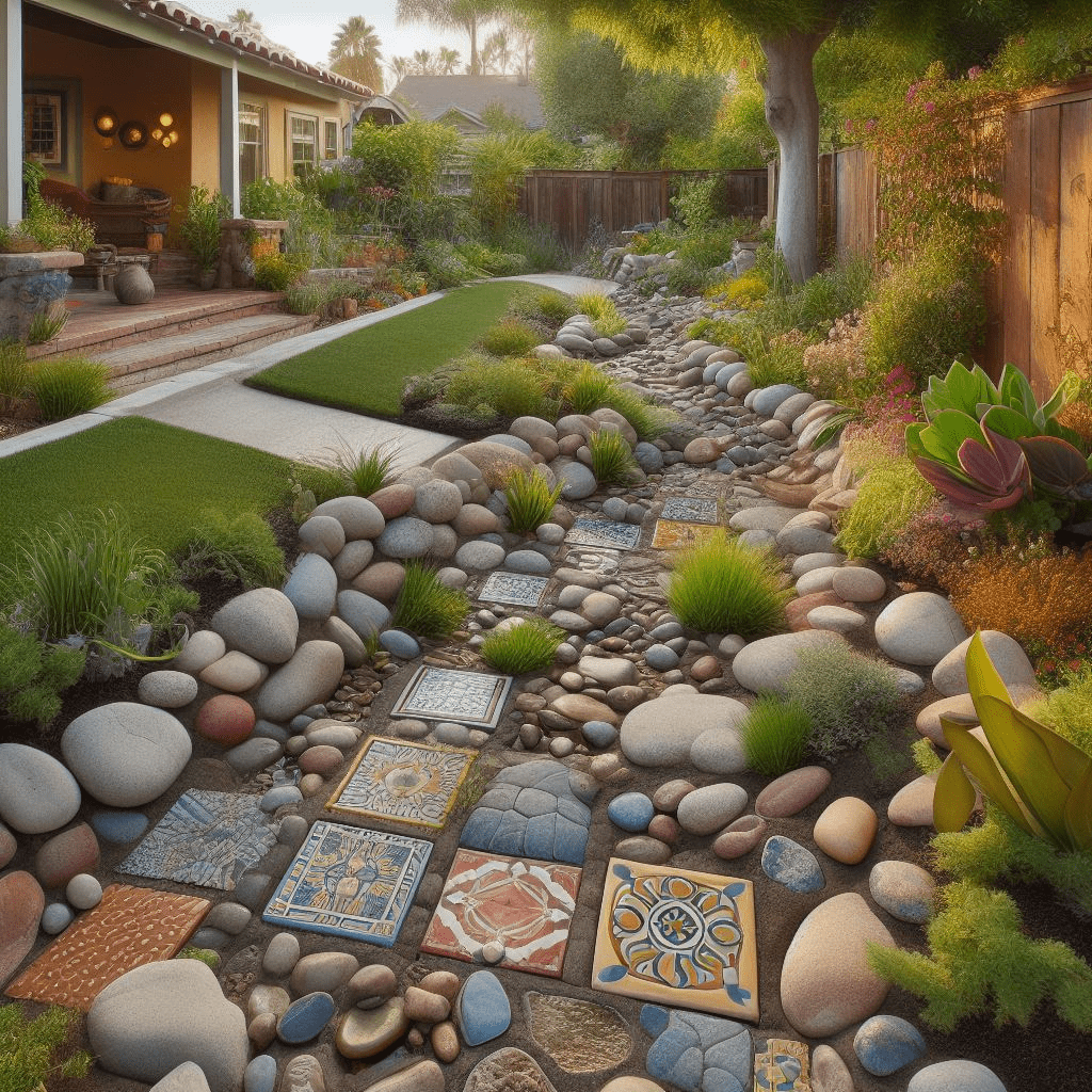 15 Front Yard Dry Creek Bed Landscaping - Photos & Ideas