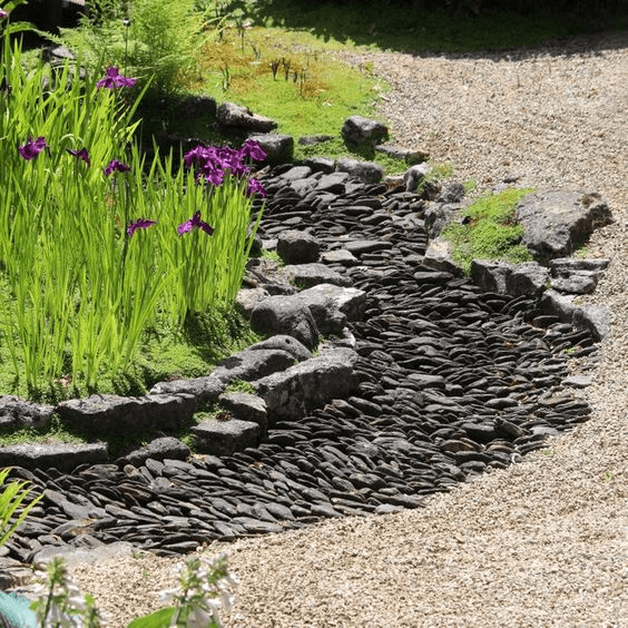 dry creek bed garden
