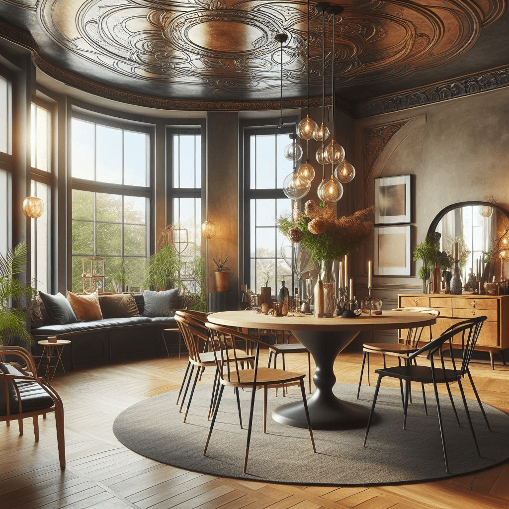 dining room with bay window ideas
